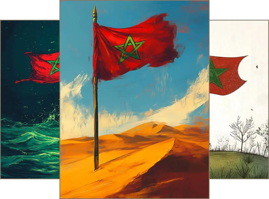 Drapeau planté